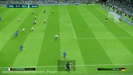 گیم پلی بازی PES 2017 DEMO فرانسه  آلمان