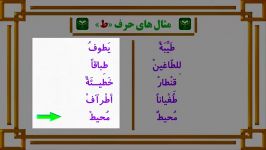 برترین آموزش تجوید قرآن کریم  حرف طاء