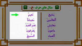 برترین آموزش تجوید قرآن کریم  حرف عین