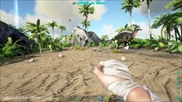 گیم پلی خودم Ark Survival Evolved شکار ابتدایی 3