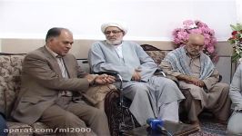 حضور استاندار سیستان بلوچستان در منزل شهید لک زایی