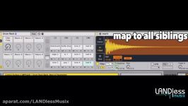 Map نمودن پارامترهای یکسان در Drum rack  Ableton