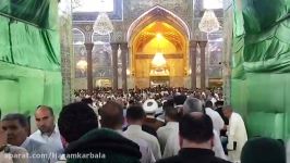 تصاویری زیبا حرم امام حسین در روز عرفه 95