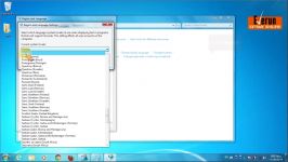 محلی سازی سیستم جهت خوانا شدن حروف ویندوز 7