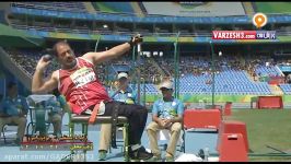 کسب مدال برنز اسدالله عظیمی در پرتاب وزنه پارالمپیک