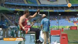 پارالمپیک ریو کسب مدال برنز اسدالله عظیمی در پرتاب وزنه