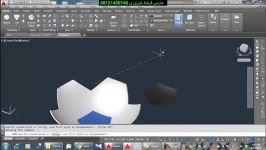 آموزش ساختن یک توپ فوتبال در اتوکد توسط فرشاد نوروزی