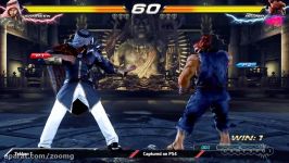 نبرد شاهین آکوما در Tekken 7  زومجی