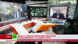 استیضاح روسف برزیل سنا رای به اخراج رئیس جمهور