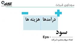 روانشناسی بازار  سودآوری شرکت، eps pe