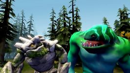 Little story. Crazy Kunkka Tidehunter and Tiny  Dotabaz.com