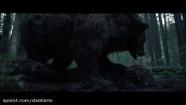 سکانس حمله خرس به دی کاپریو در فیلم زیبای the revenant