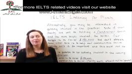 IELTS Listening tips plurals