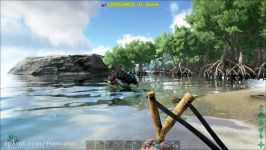 گیم پلی خودم Ark Survival Evolved شکار ابتدایی 2