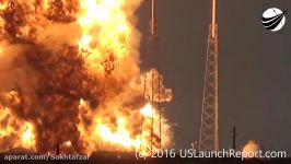 انفجار موشک فالکون 9 شرکت SpaceX