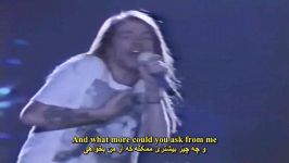 اجرای آهنگ زیبا Guns N Roses  Estranged ترجمه فارسی