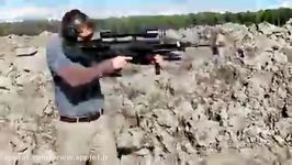 اسلحه تك تیر انداز كانادائی معروف به سیاه گوش كالیبر 50 bmg