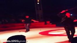 Daniel Acts Wheel of death and whip show Instagram Vid