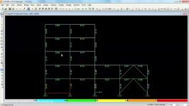 آموزش مدلسازی، تحلیل طراحی قاب فلزی دوبعدی در SAP2000