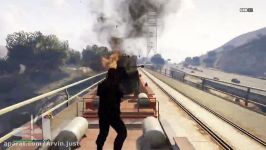 گیم پلی بازی gtav online برای ps4 فوق طنز