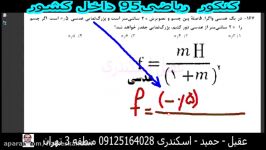 آموزش نکات عدسی واگرا فیزیک کنکور یک دقیقه یک تست 121