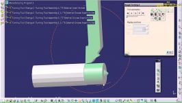 ماشینکاری CNC در نرم افزار کتیا 25  تراش