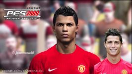 چهره کریستیانو رونالدو PES 3 تا PES 2017