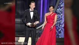 Priyanka Chopra and Tom Hiddleston at the Emmys