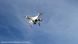 پهباد DJI Phantom 4 معلق در هوا  حامد رزاقی