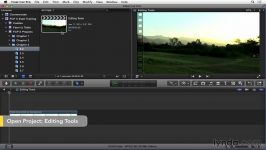 آموزش کار ابزارهای مختلف ادیت در FinalCut Pro X