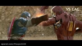 مبارزه Civil War 1  Ironman VS Captain America