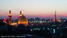 تصویر كربلاء المقدسة اثناء المغرب فی محرم الحرام 1437