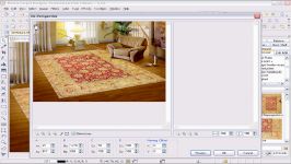 ترسیم روی عکس فرش  نرم افزار طراحی فرش بوریا