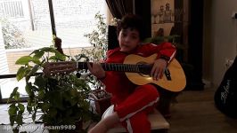 اجرای اهنگ رشید خان گیتار توسط امیرحسام
