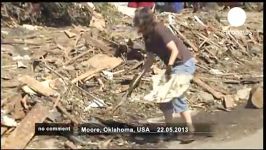 Moore residents return to tornado ravaged area