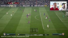 گیم پلی  fifa17  barca VS real