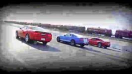 Drag Race  Hennessey HPE550 Camaro vs GT500 vs SRT8