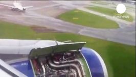 BA plane is forced to make an emergency landing after an engine catches fire