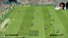 گیم پلی pes17 فرانسه المان