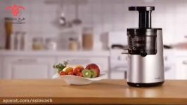 روش آبگیری دانه انار slow juicer