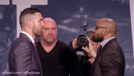 رویارویی فایترها در کنفرانس خبری UFC 205 بی قرار