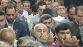 حضورسرزده دکترمحموداحمدی نژاد در نمازجمعه آستانه اشرفیه