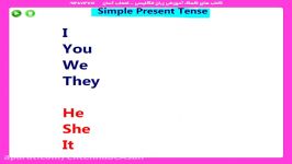 کلیپ آموزشی کتاب های انتخاب آسان  Simple Present Tense