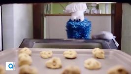 تبلیغ فوق العاده زیبای سیری اپل حضور Cookie Monster