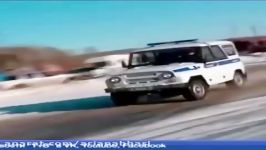 دریفت در برف لادا