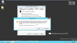 پیکربندی قابلیت Disk Quota در سرور 2012 دوره 410 70