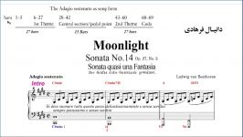 تحلیل سونات مهتاب بتهوون Moonlight  دانیال فرهادی