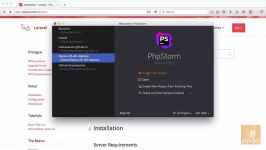 ۳ استفاده PHPStorm لاراول