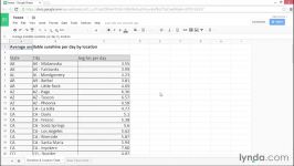 Freeze کردن محتوا در Google Sheet