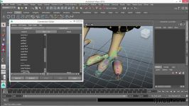 افزودن Rigging به کاراکتر پرنده در Maya